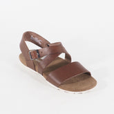 Mens Timberland EK City 45577 Brown Strap Up Leather Casual Everyday Sandals